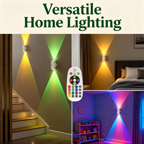Lampe LED Murale 16 couleurs - Transforme ta chambre en ambiance magique