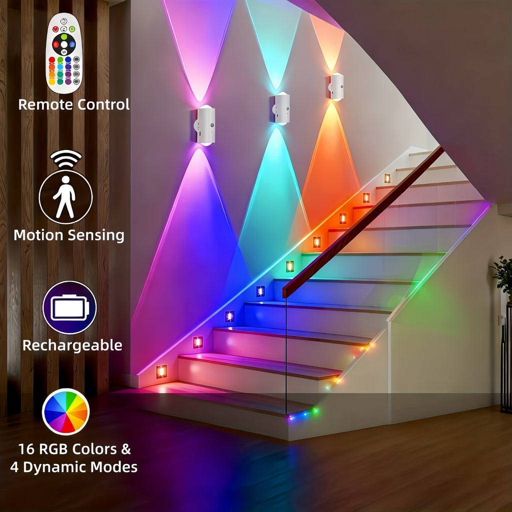 Lampe LED Murale 16 Couleurs - Transforme ta chambre en ambiance magique